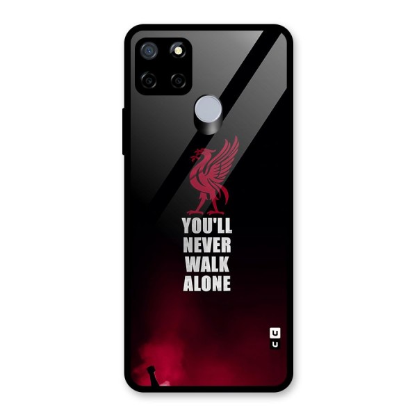 Walk Alone Glass Back Case for Realme C12