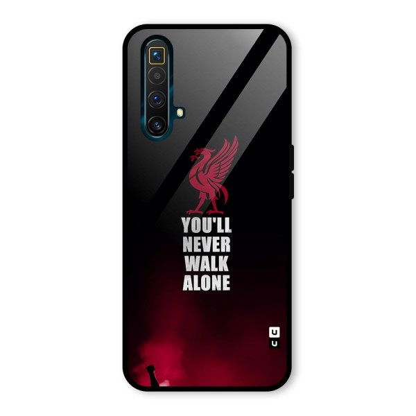 Walk Alone Glass Back Case for Realme X3 SuperZoom