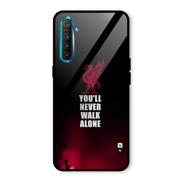 Walk Alone Glass Back Case for Realme XT