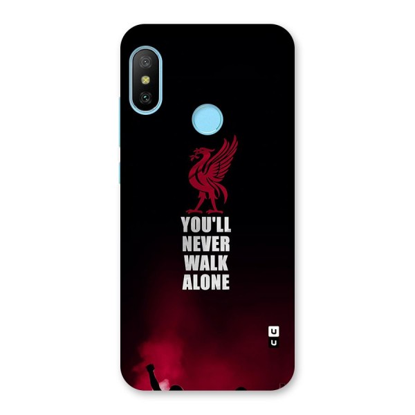 Walk Alone Back Case for Redmi 6 Pro