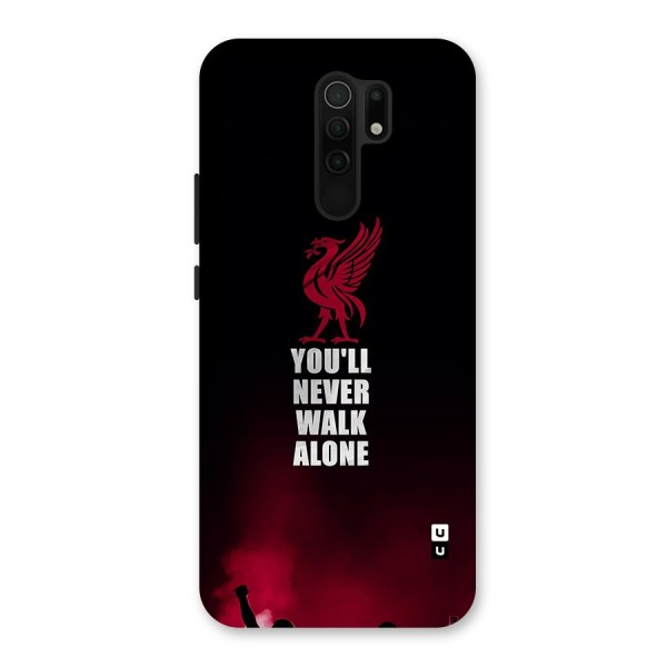 Walk Alone Glass Back Case for Redmi 9 Prime