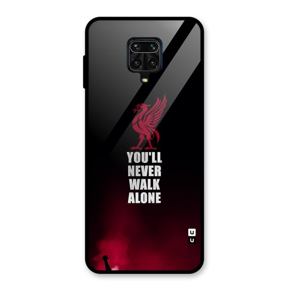 Walk Alone Glass Back Case for Redmi Note 10 Lite