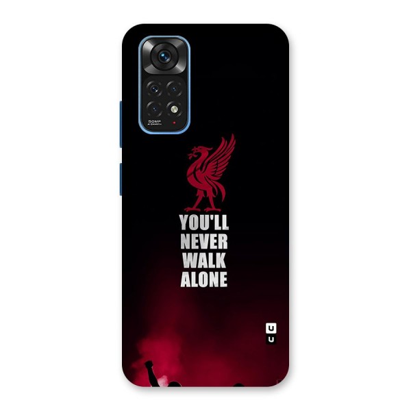 Walk Alone Glass Back Case for Redmi Note 11S