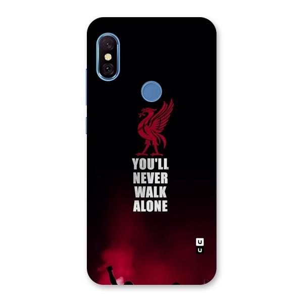 Walk Alone Back Case for Redmi Note 6 Pro