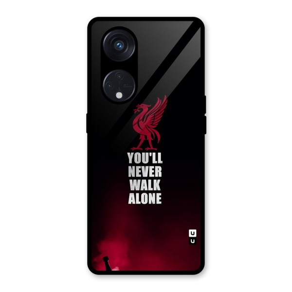 Walk Alone Glass Back Case for Reno8 T 5G