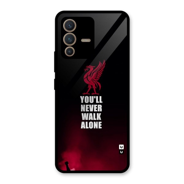 Walk Alone Glass Back Case for Vivo V23 5G