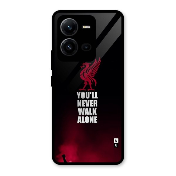 Walk Alone Glass Back Case for Vivo V25