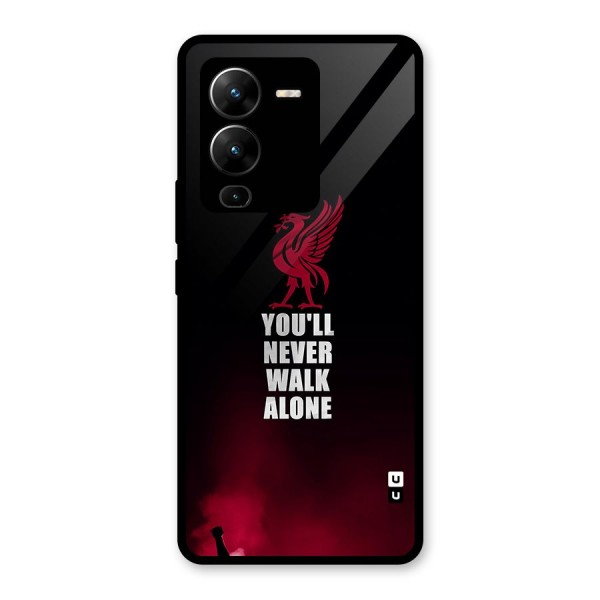 Walk Alone Glass Back Case for Vivo V25 Pro