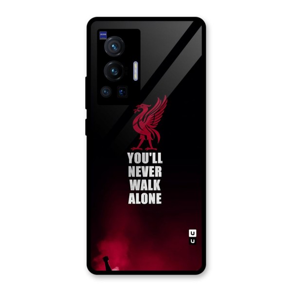 Walk Alone Glass Back Case for Vivo X70 Pro