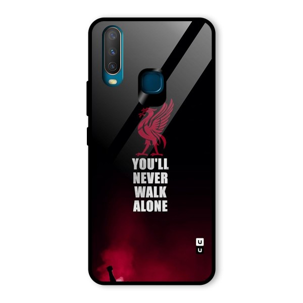 Walk Alone Glass Back Case for Vivo Y12