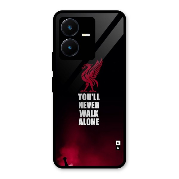 Walk Alone Glass Back Case for Vivo Y22