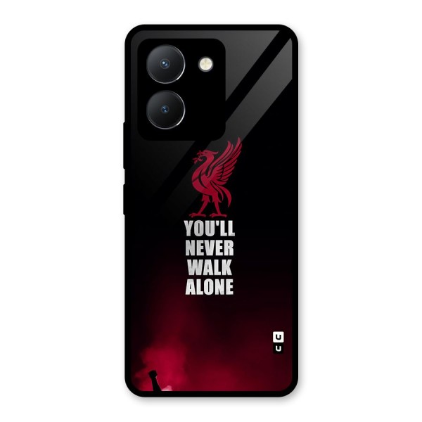 Walk Alone Glass Back Case for Vivo Y36