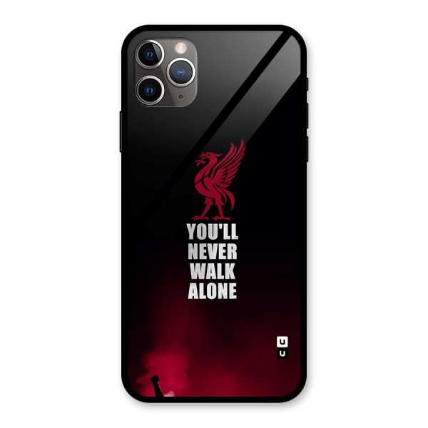 Walk Alone Glass Back Case for iPhone 11 Pro Max