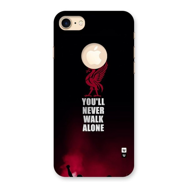 Walk Alone Back Case for iPhone 8 Logo Cut