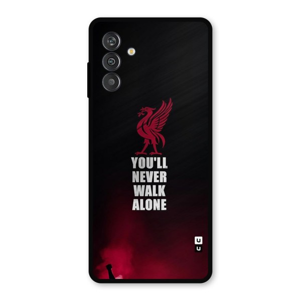 Walk Alone Metal Back Case for Galaxy F13