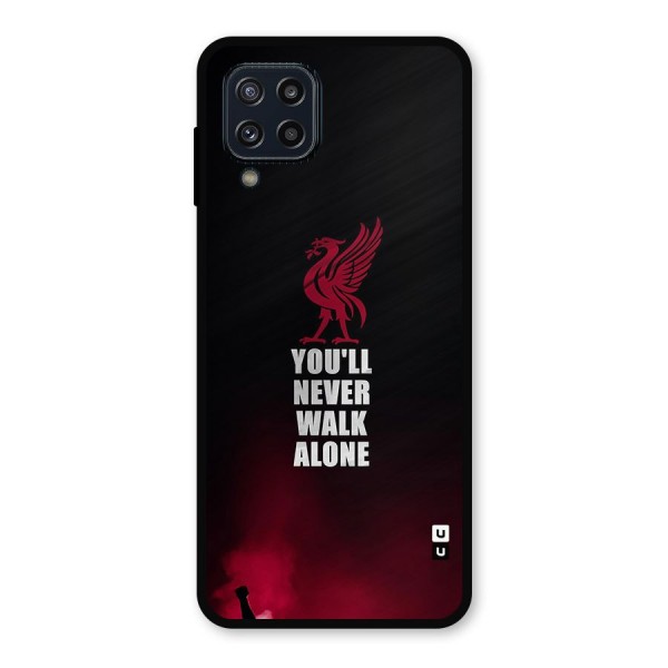 Walk Alone Metal Back Case for Galaxy M32