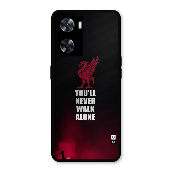 Walk Alone Metal Back Case for Oppo A77