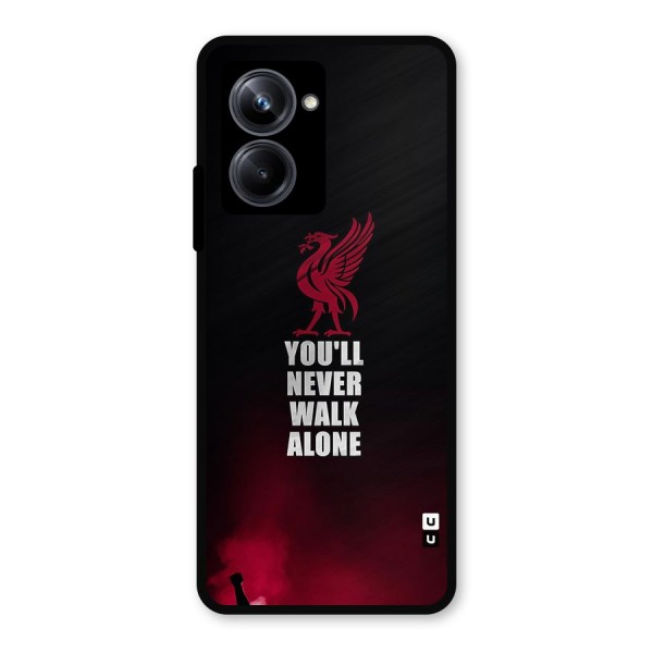 Walk Alone Metal Back Case for Realme 10 Pro