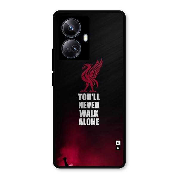 Walk Alone Metal Back Case for Realme 10 Pro Plus