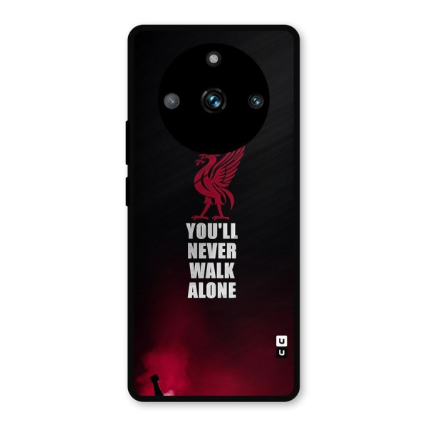 Walk Alone Metal Back Case for Realme 11 Pro Plus