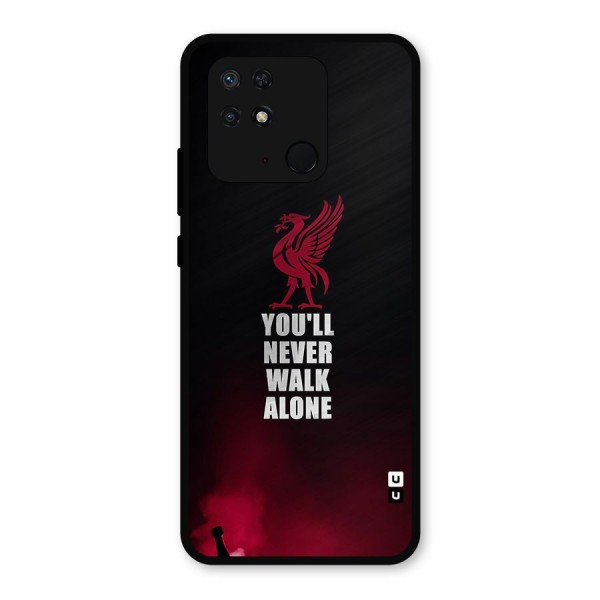 Walk Alone Metal Back Case for Redmi 10