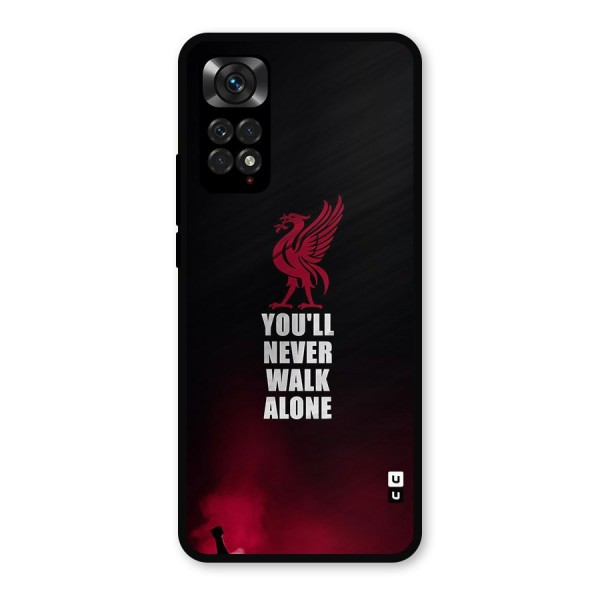 Walk Alone Metal Back Case for Redmi Note 11