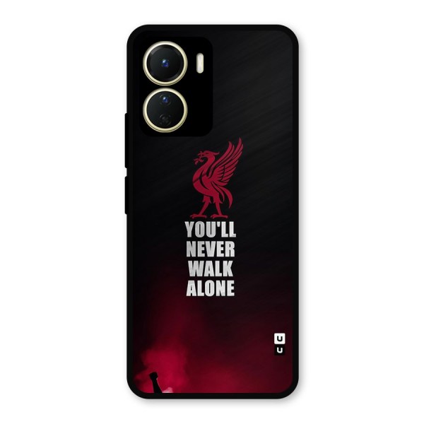 Walk Alone Metal Back Case for Vivo Y16