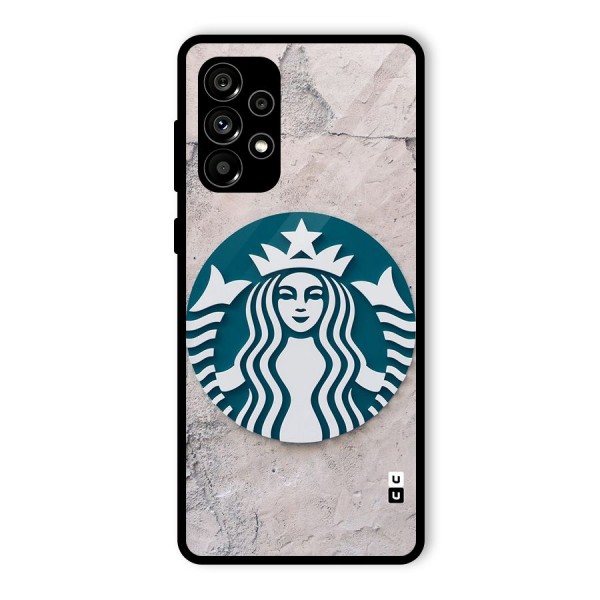 Wall StarBucks Glass Back Case for Galaxy A73 5G