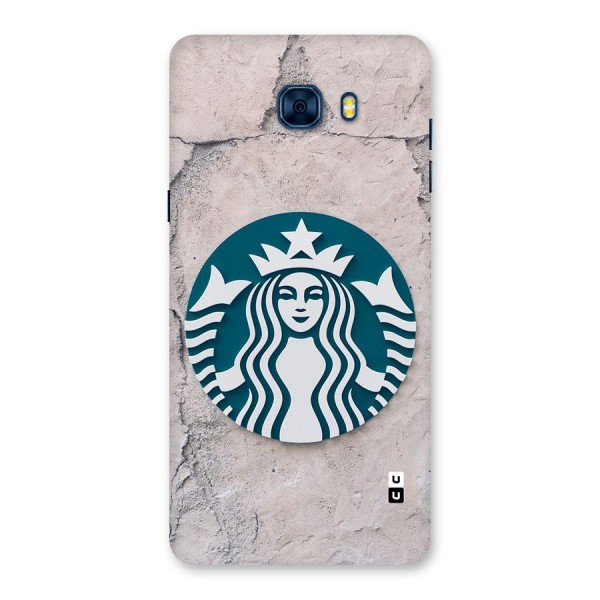 Wall StarBucks Back Case for Galaxy C7 Pro