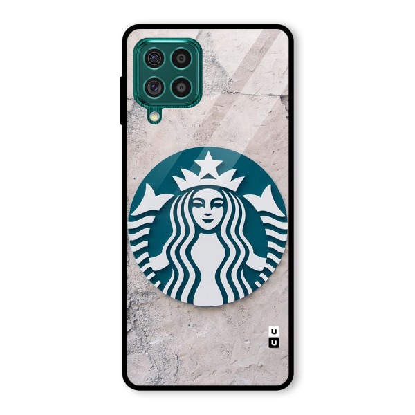 Wall StarBucks Glass Back Case for Galaxy F62