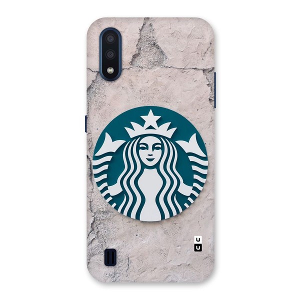 Wall StarBucks Back Case for Galaxy M01