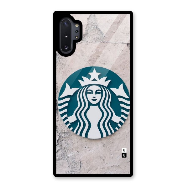 Wall StarBucks Glass Back Case for Galaxy Note 10 Plus