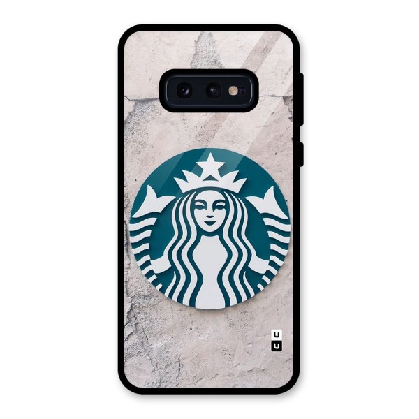 Wall StarBucks Glass Back Case for Galaxy S10e