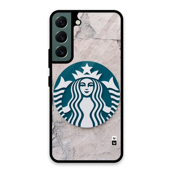 Wall StarBucks Glass Back Case for Galaxy S22 5G