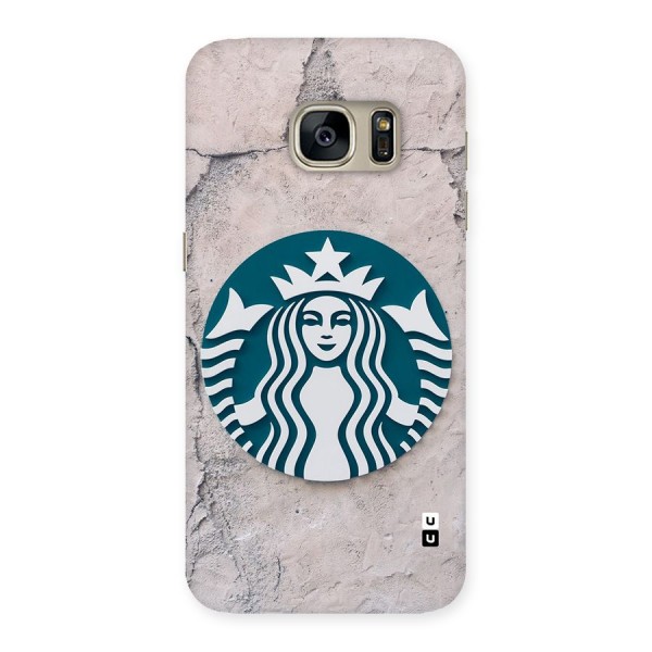 Wall StarBucks Back Case for Galaxy S7