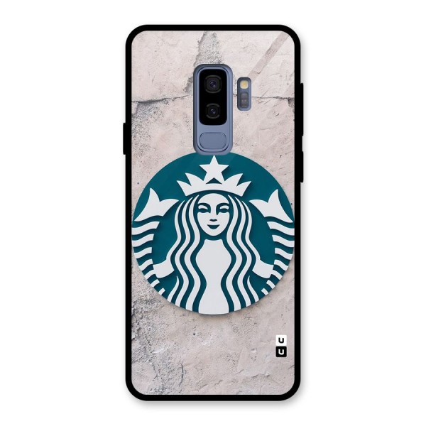 Wall StarBucks Glass Back Case for Galaxy S9 Plus