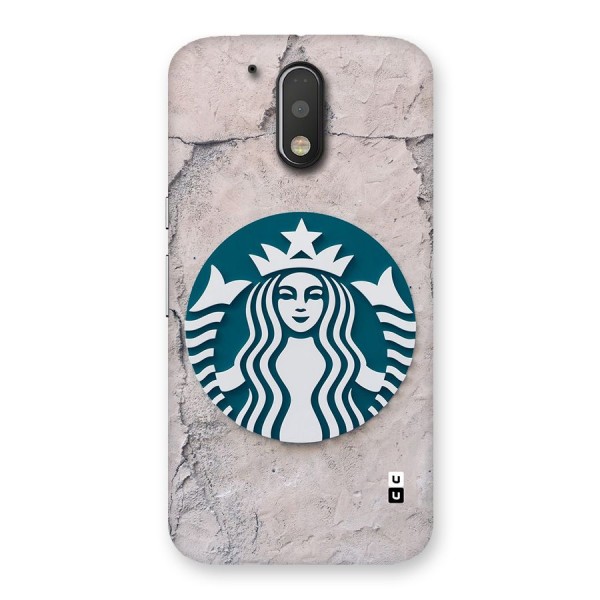 Wall StarBucks Back Case for Moto G4