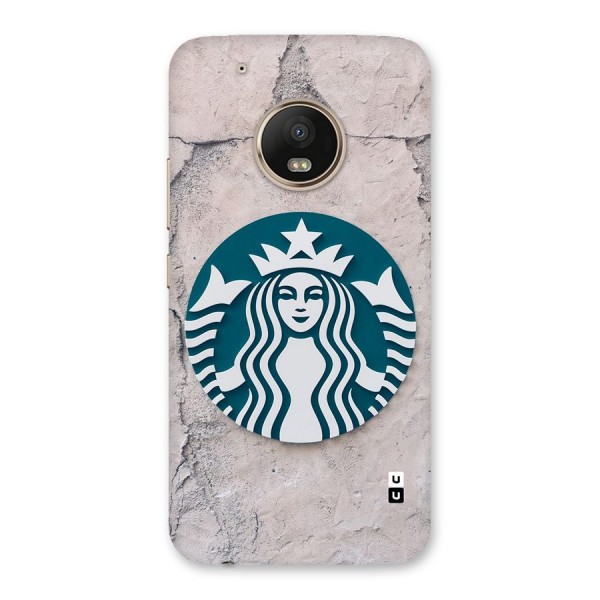 Wall StarBucks Back Case for Moto G5 Plus