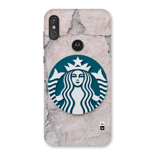 Wall StarBucks Back Case for Motorola One Power