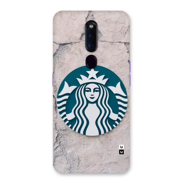 Wall StarBucks Glass Back Case for Oppo F11 Pro