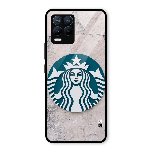 Wall StarBucks Glass Back Case for Realme 8