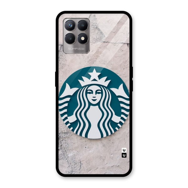 Wall StarBucks Glass Back Case for Realme 8i