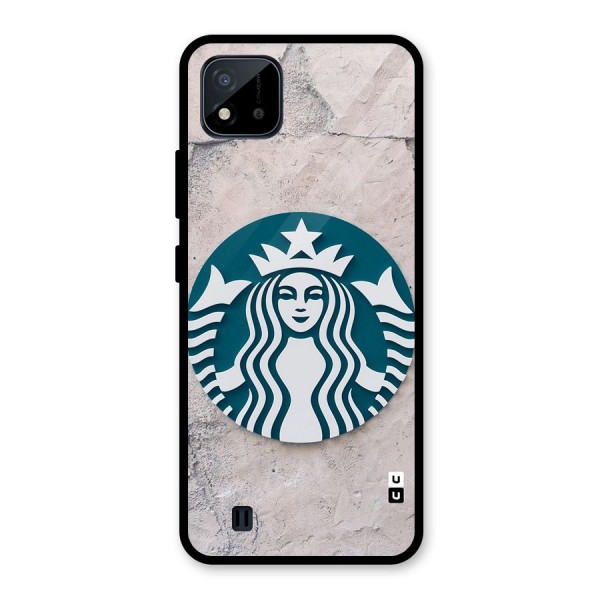 Wall StarBucks Glass Back Case for Realme C11 2021