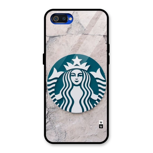 Wall StarBucks Glass Back Case for Realme C2