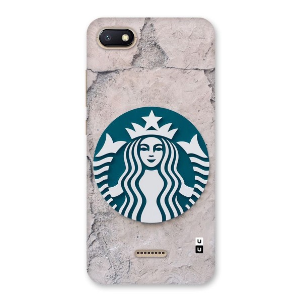 Wall StarBucks Back Case for Redmi 6A