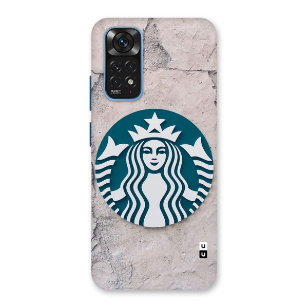 Wall StarBucks Glass Back Case for Redmi Note 11S