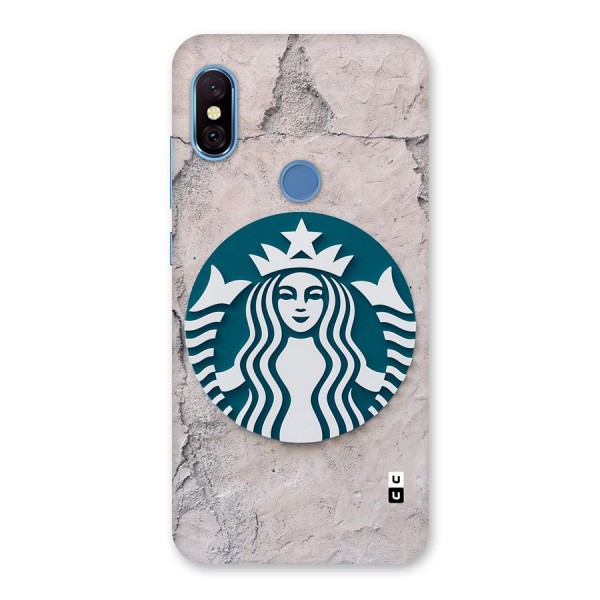 Wall StarBucks Back Case for Redmi Note 6 Pro