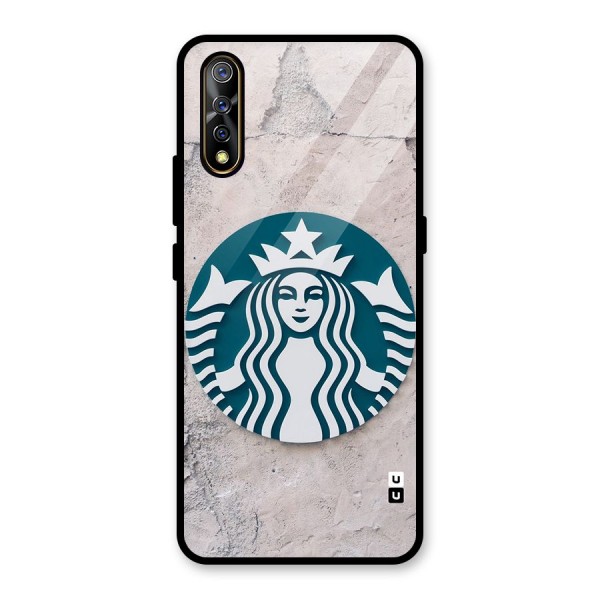 Wall StarBucks Glass Back Case for Vivo Z1x