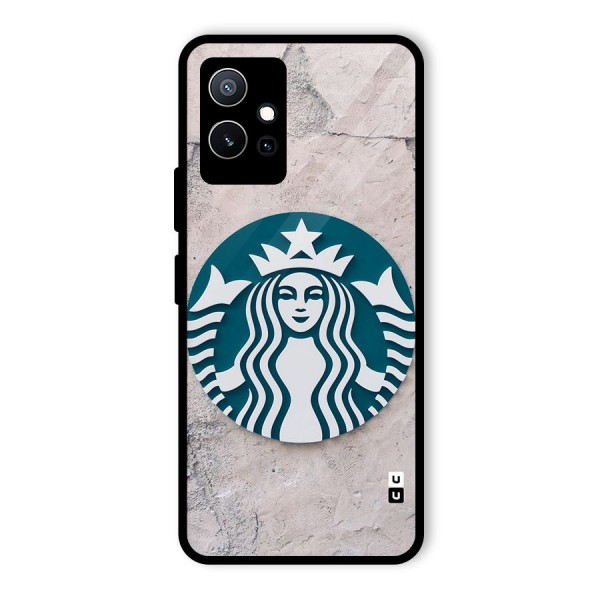 Wall StarBucks Glass Back Case for Vivo iQOO Z6