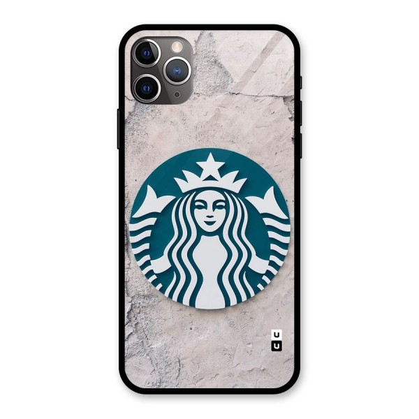 Wall StarBucks Glass Back Case for iPhone 11 Pro Max